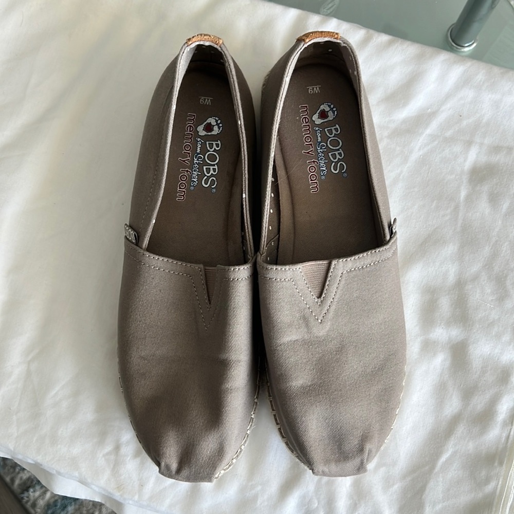 Bobs by Skechers slip on memory foam shoes